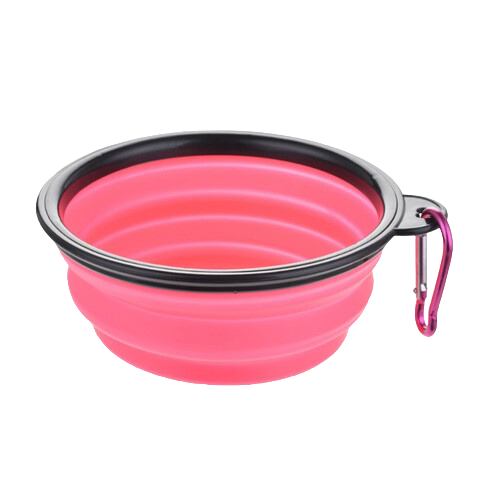 Portable Folding Bowl Pink