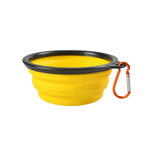 Potable Folding Bowl Yellow